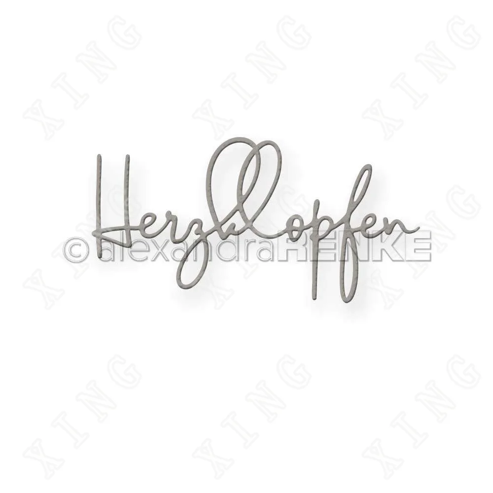 

Herzklopfen Metal Cutting Dies Scrapbook Diary Decoration Stencil Embossing Template Diy Greeting Card Handmade 2022 New