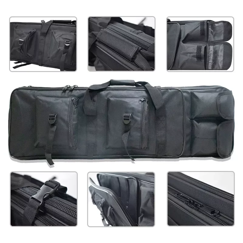 Fishing Reel Bag Folding Fishing Rod Storage Bag Outdoor Tackle Storage Bags for Fishing 3 Lays Carry Shoulder Bag enlarge