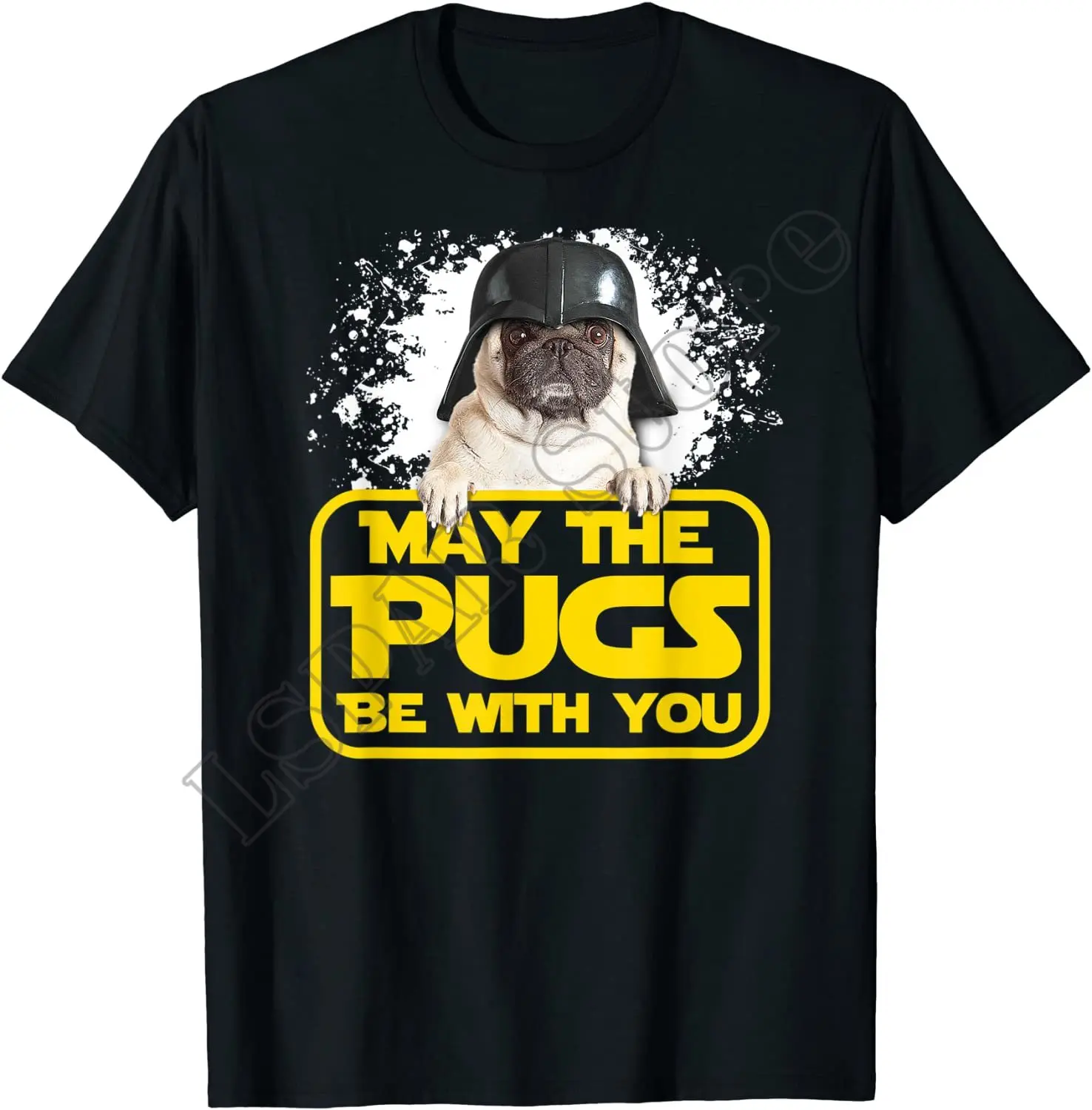 

"May The Pugs Be With You" Sci-Fi Nerd Pug Dog Lover T-shirt
