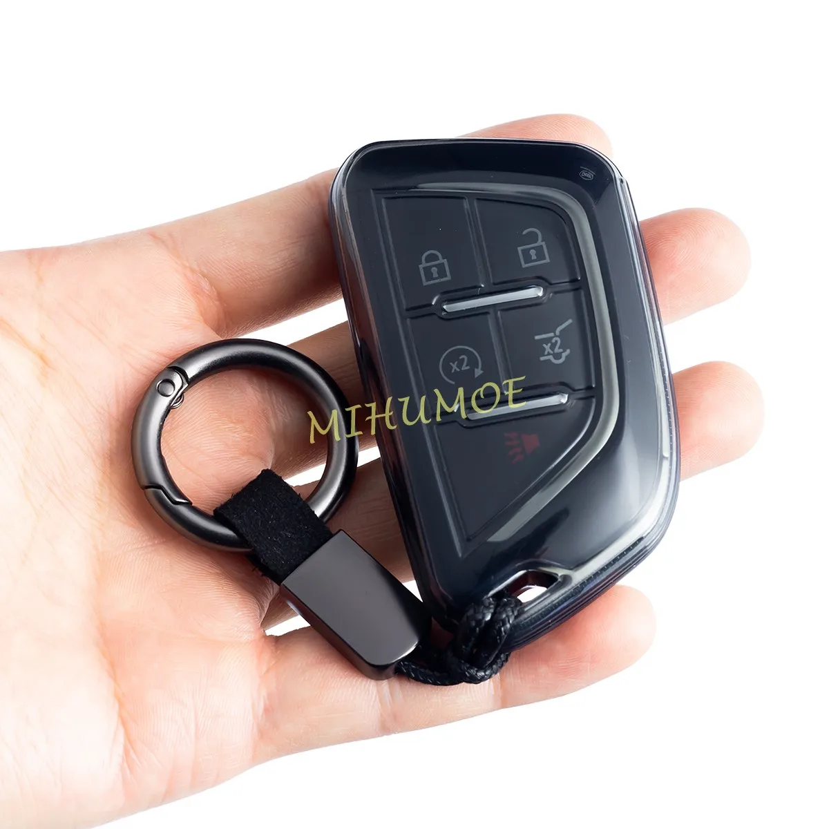 Для Cadillac CT4 CT5 2020-2024/Lriq XT4 2024 черный прозрачный автомобильный пульт дистанционного