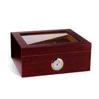 cedar wood cigar travel humidor box cigar humidor zigaren box for cohiba cigars w humidifier hygrometer