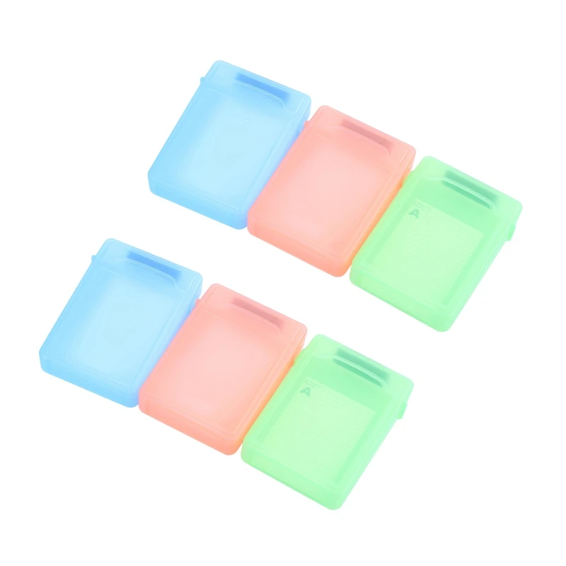 

RISE-20 PCS 3.5 Inch Portable IDE Sata HDD External Case Hard Drive Case Hard Case Plastic Protection Case Random Colors