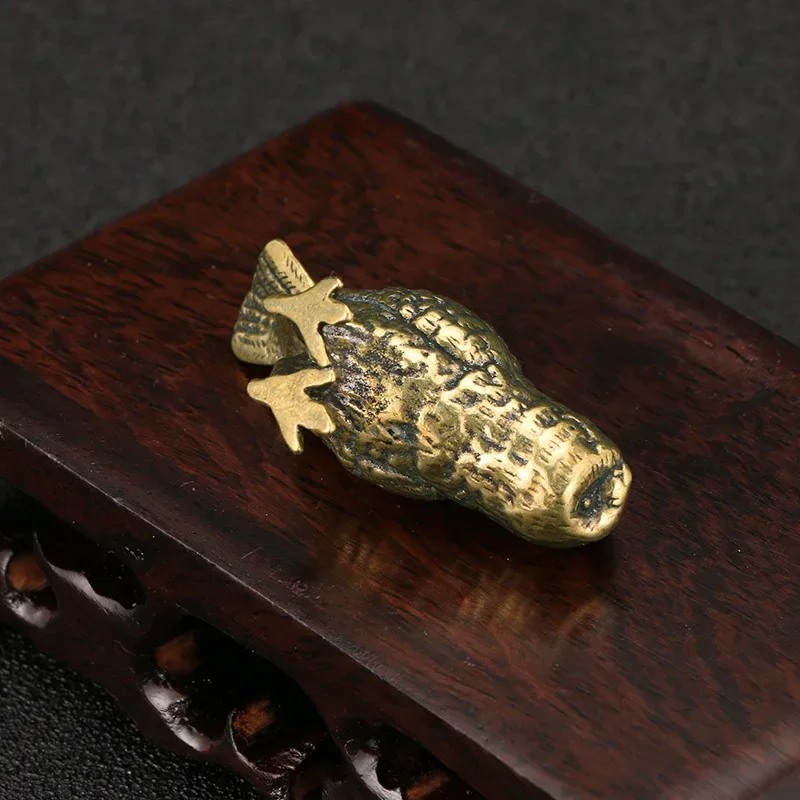 Латунная миниатюра совы