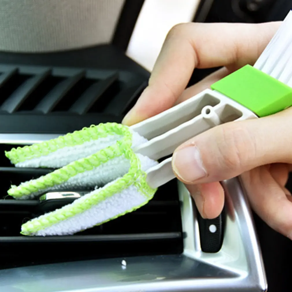 

NEW Auto Air Conditioning Outlet Cleaning Brush Dashboard Dust Brush Interior Cleaning Keyboard Blind brush Car accessories