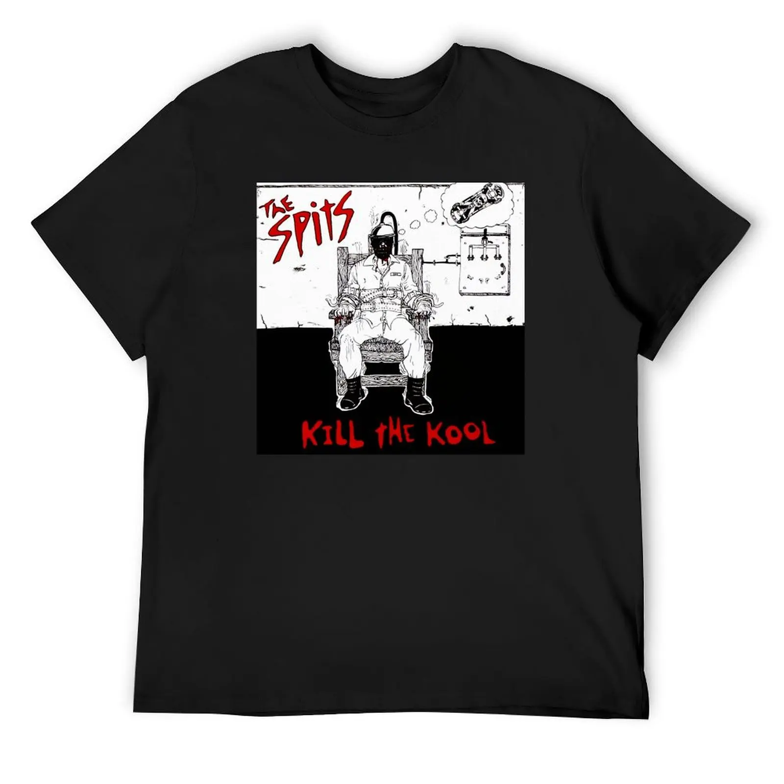 Футболка kill the Kool - spits белые футболки для мальчиков мужская дизайнерская футболка