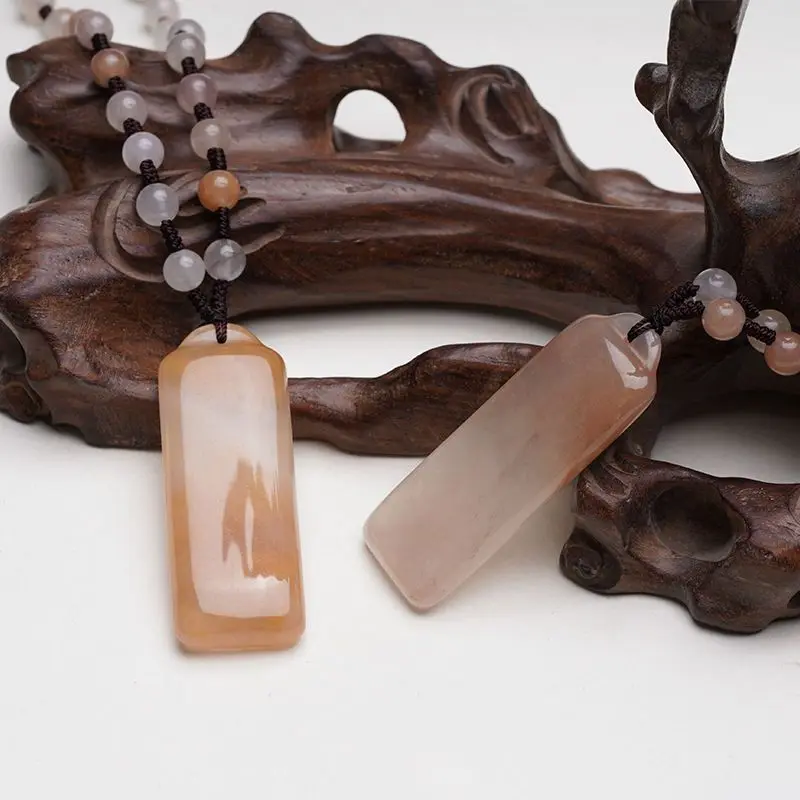 Подвеска Jin Si Yu Ping An Jing подвеска с фиолетовыми бусинами