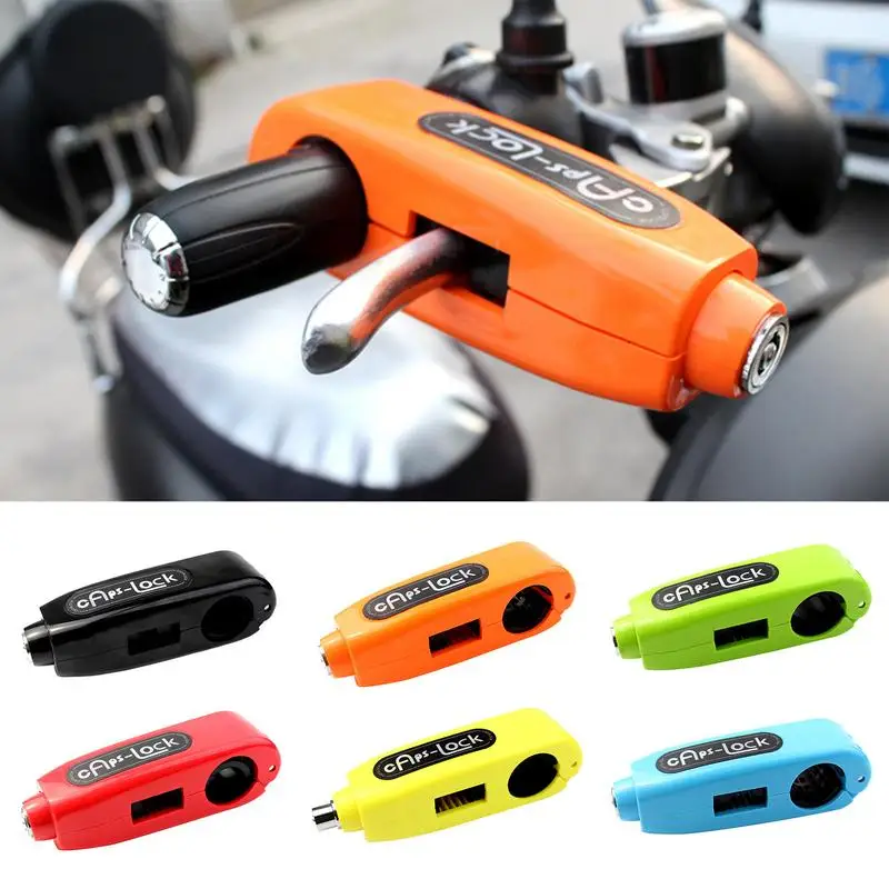 

Motorcycle Grip Lock Throttle Handlebar Front Brake Lever Grip Disc Locking Reliable Anti Theft Grip Protection Security Locks