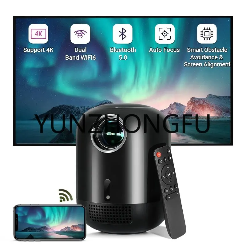 

Hotack L010 Full HD 1080P Smart Android WIFI Wireless Home Theater LED LCD Video Mobile 4K Proyector Portable Mini Projector