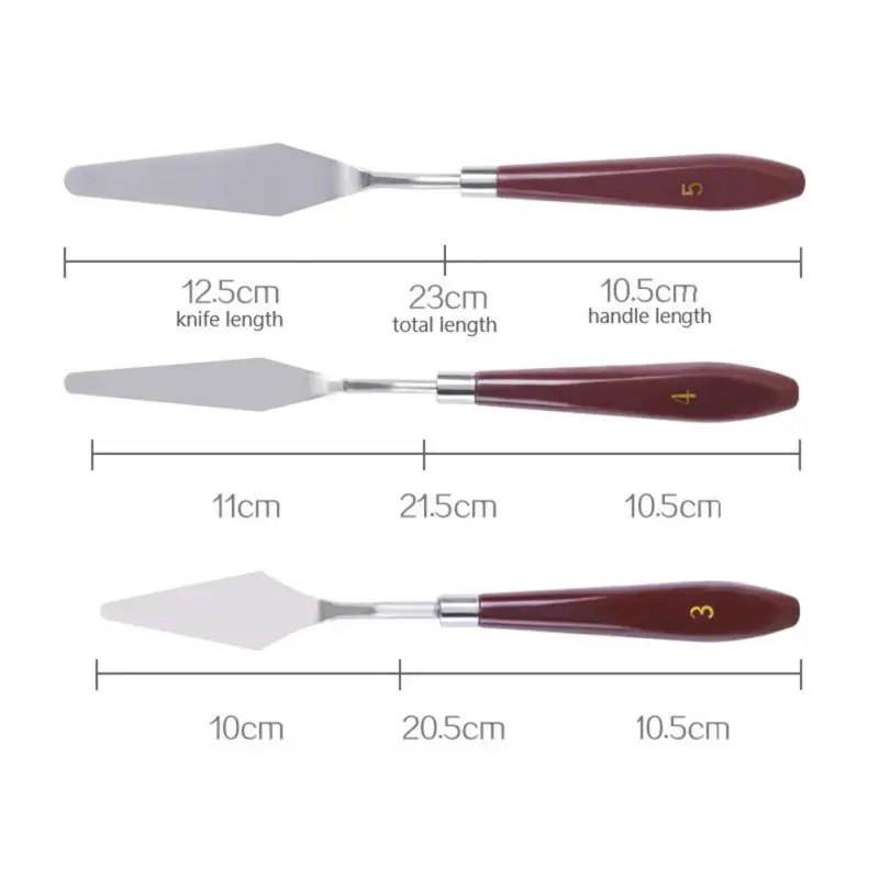 5 шт. шпатель для выпечки нержавеющая сталь |