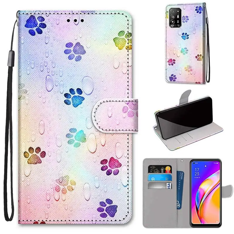 

Magnetic Closure Phone Cover Protective Phone Shell Compatible for Oppo A94 5G/A95 5G/F19 Pro Plus 5G