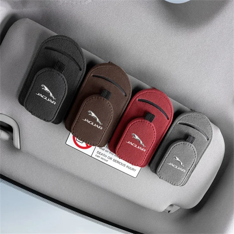 Автомобильный солнцезащитный козырек для хранения зажим очков Jaguar XF XJ XJS XK XKR XE