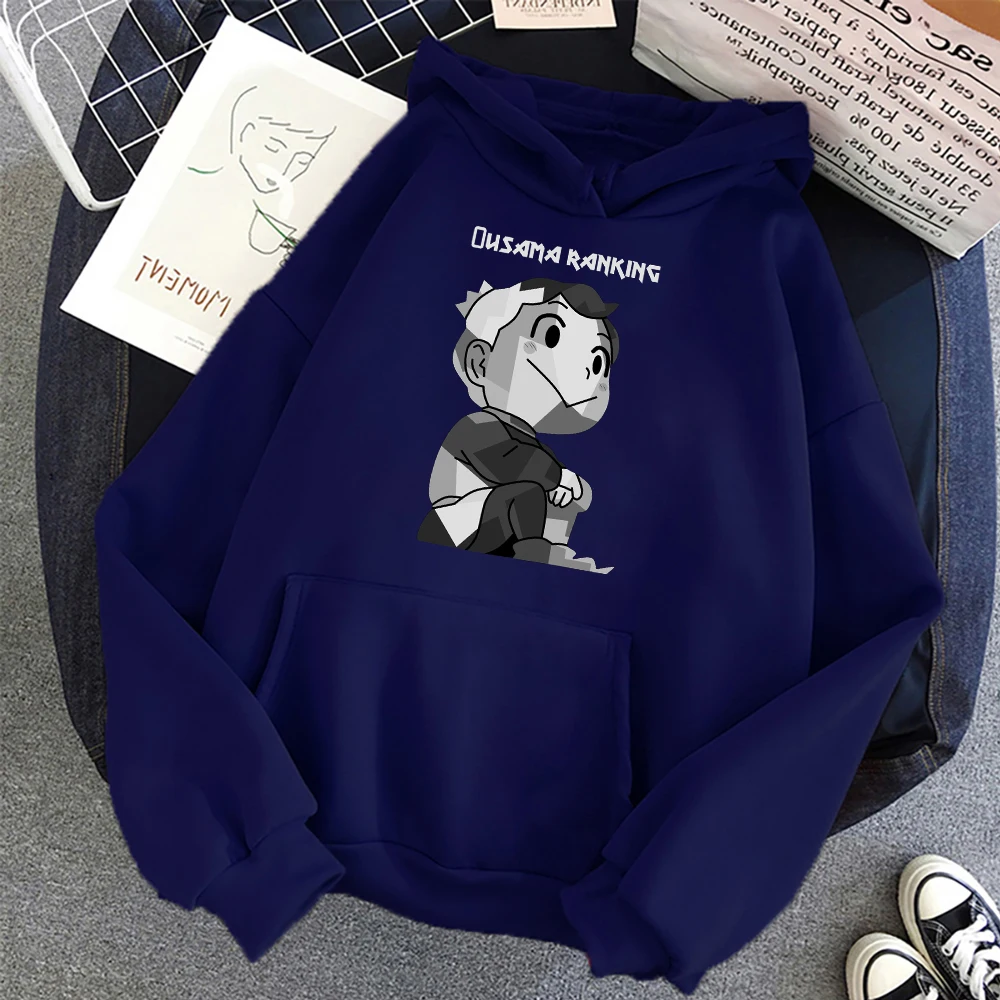 

Ranking Of Kings Japanese Anime Streetwear Men Tops Spring Fashion Sweatshirt Hip Hop O-Neck Hoodies Sportswear Unisex Pullover