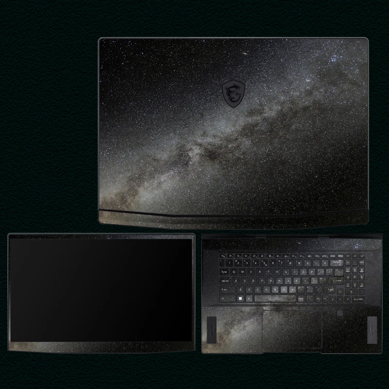 Чехол для ноутбука MSI GF66/GF76/GF65/GF63 цветные виниловые наклейки с принтом GF63/GL63/GL73/GP63