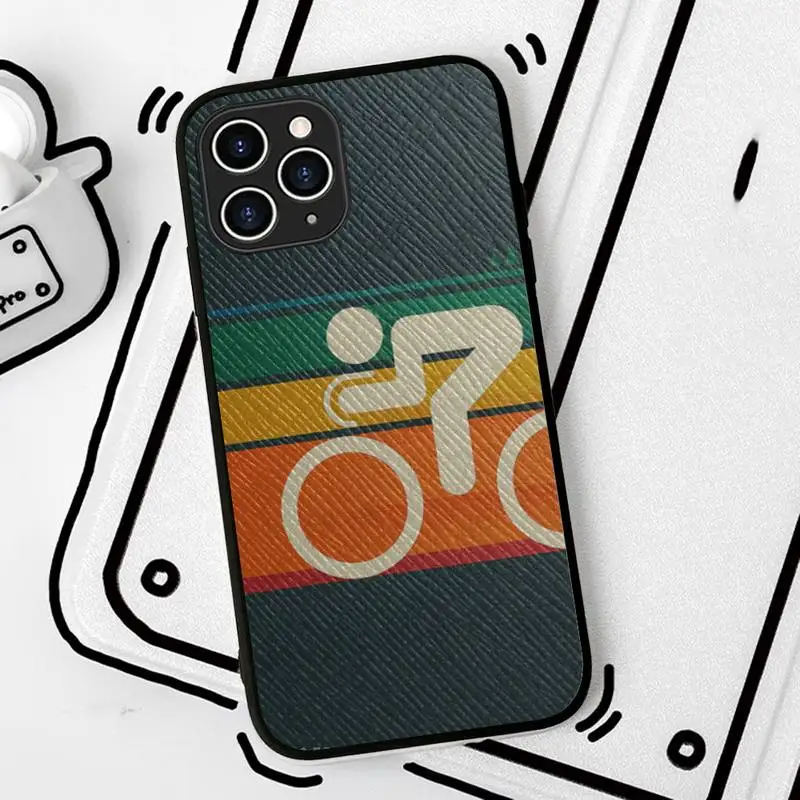 TOPLBPCS велосипедный спортивный чехол для телефона жесткий кожаный iPhone 11 12 13 Mini Pro Max