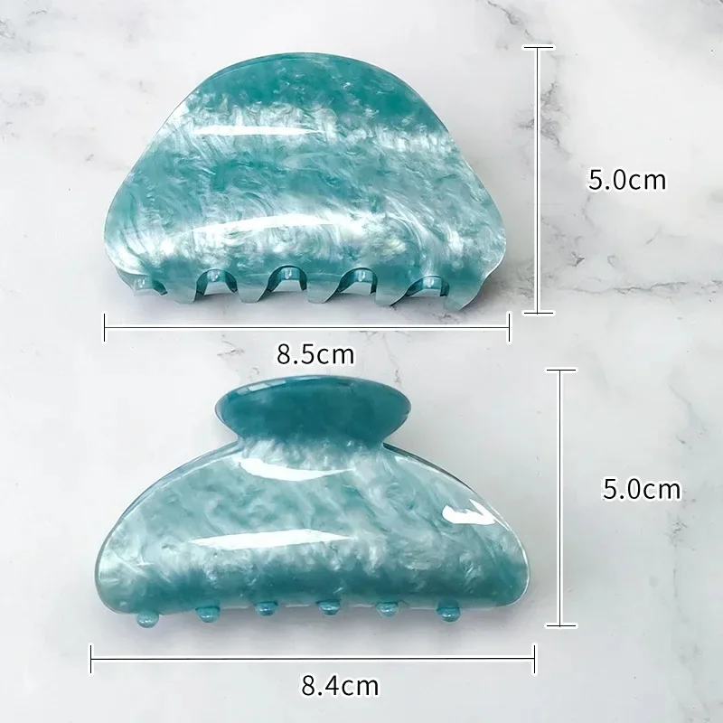 Большие когти для волос женщин модные ацетатные заколки во французском стиле с