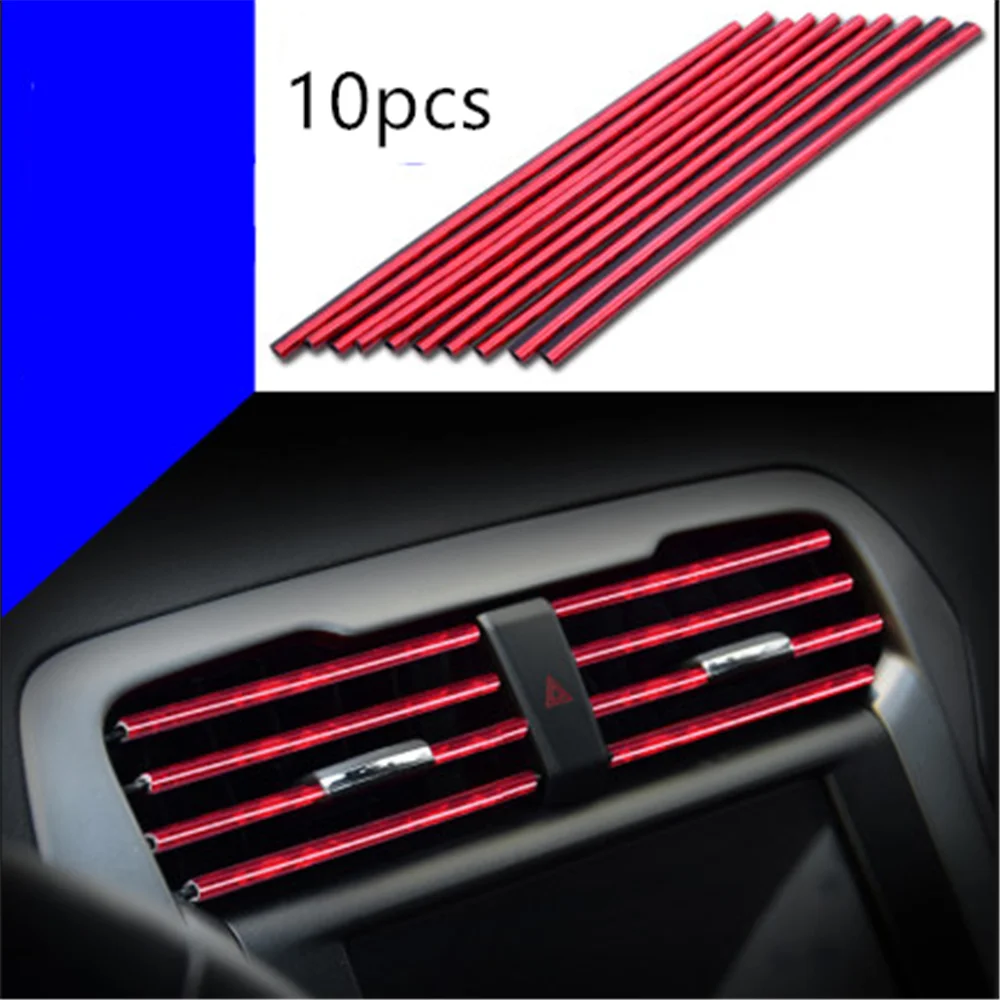 

car styling plating air outlet decoration for Volkswagen VW Polo Tiguan Passat B6 B7 B8 T5 T6 Golf UP Vento Arteon Touareg