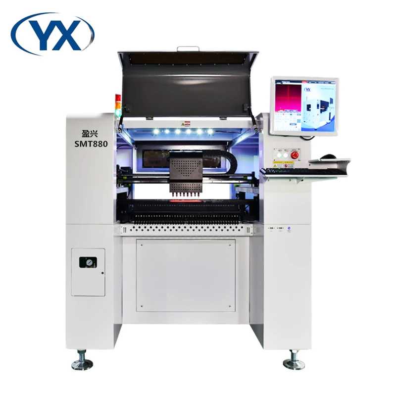 

Big Promotion in EU Yingxing manufacturer SMT880 Pick and Place Machine With 10 Camera+8 heads+Servo Motor