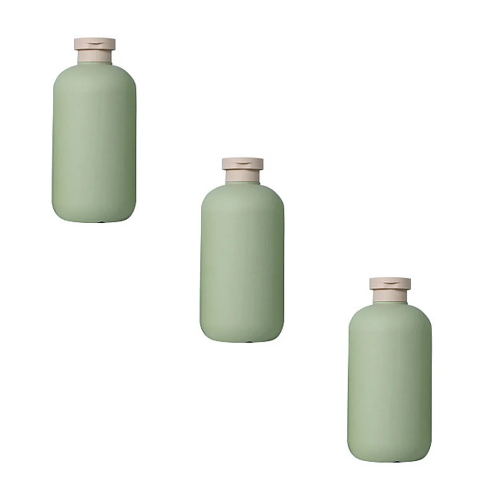 

3 Pcs Empty Pump Bottle Shampoo Bottles Plastic Clear Perfumes Women Travel Size Squeeze Soap Lotion Containers