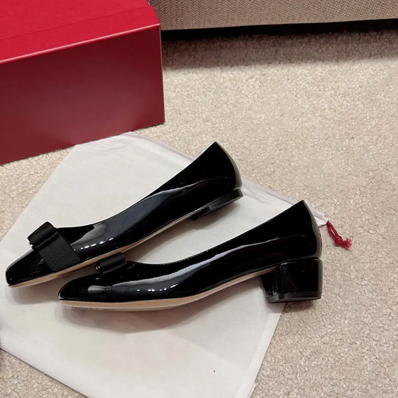 

Женские Балетные туфли на плоской подошве, с круглым носком