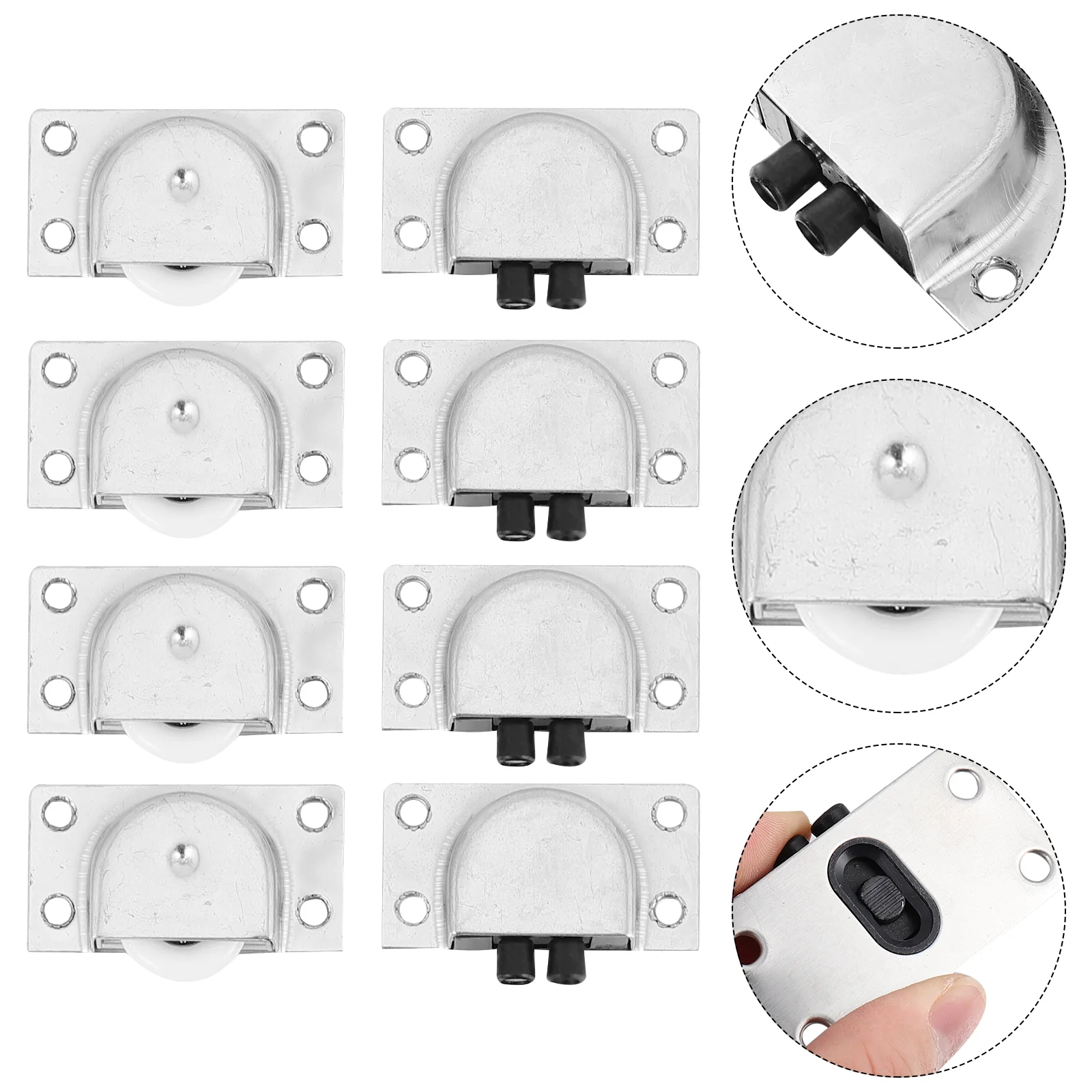

Door Wheel Sliding Closet Wardrobe Guide Roller Duty Heavy Runner Cupboard Replacement Patio Pulley Steel Stainless Wheels