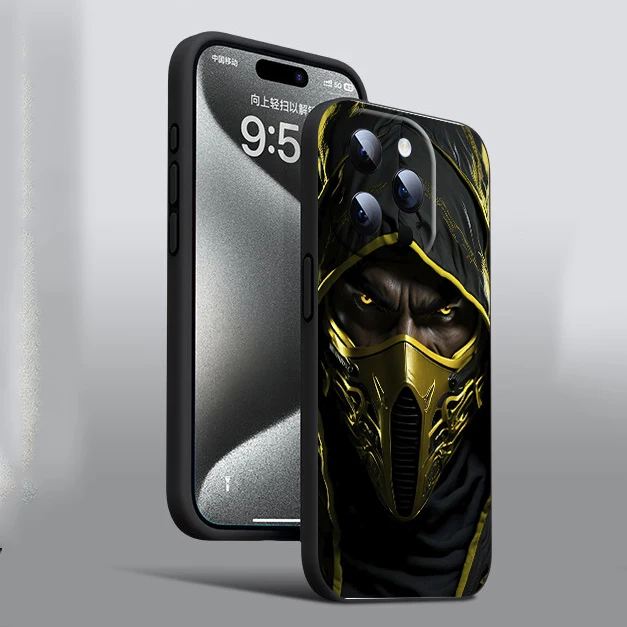 Мягкий силиконовый чехол A-18 Scorpion Sub Zero Mortal Kombat для Samsung Galaxy A10 A10s A20 A30 A20S A40S A50 A50S A70 A81