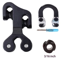 316 bow and arrow splitter set composite pulley bow splitter slider metal d ring peephole bow and arrow archery accessories