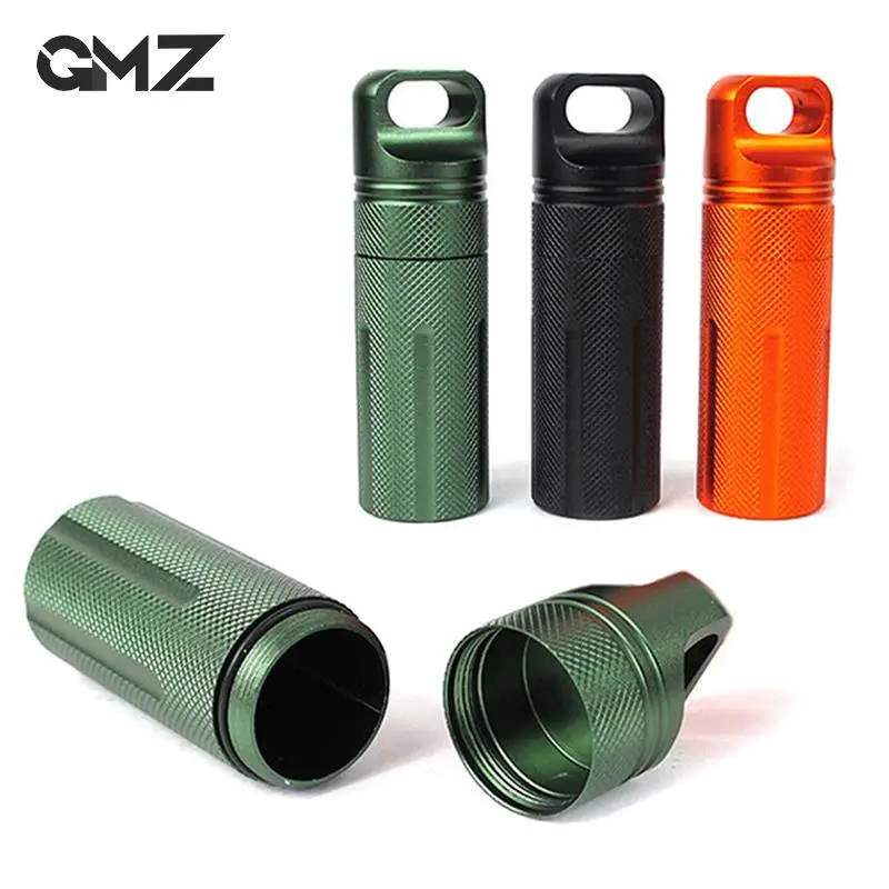 

Уличная Водонепроницаемая банка из алюминиевого сплава, герметичная коробка, походный кемпинг, контейнер для лекарств, контейнер для сухих...