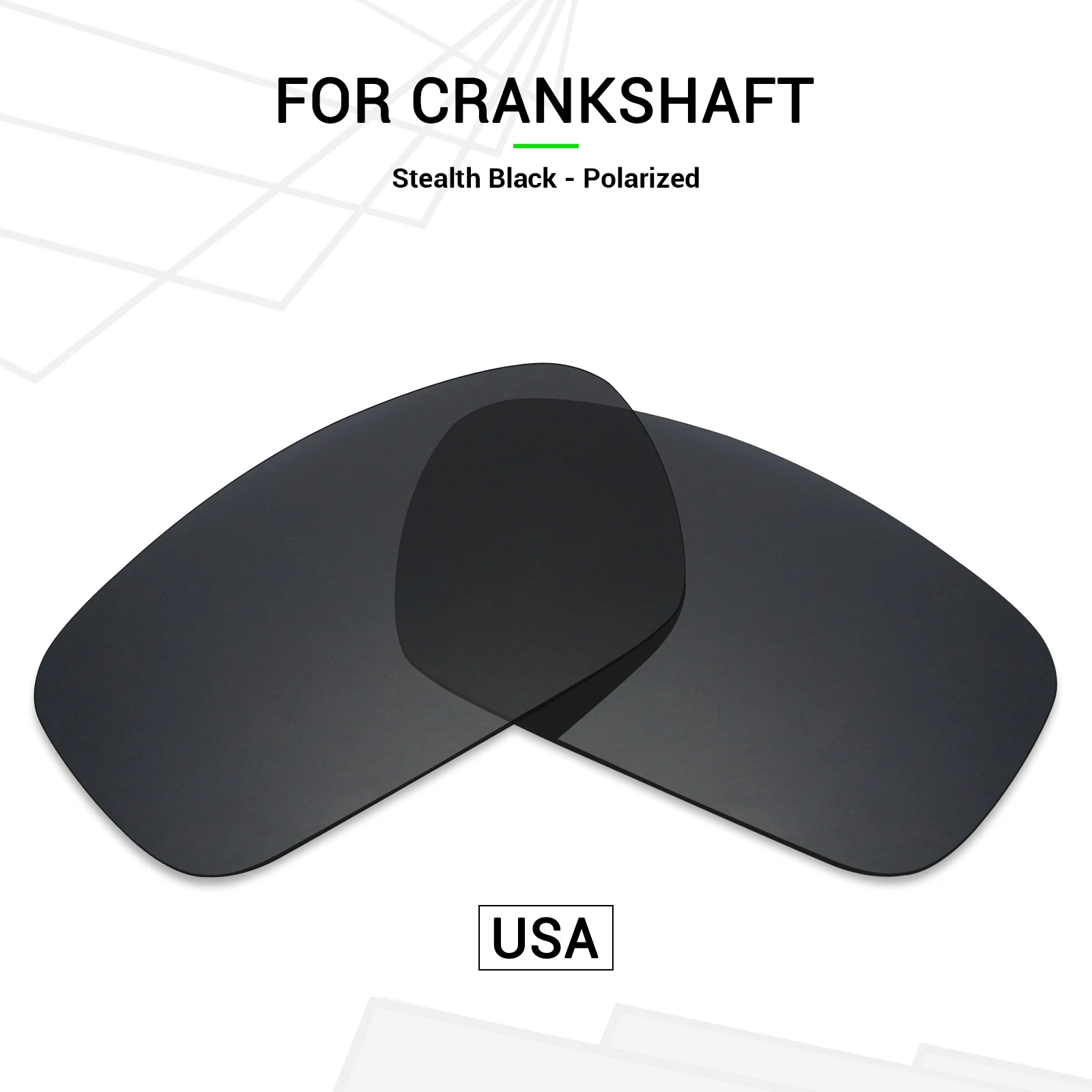 Сменные линзы SNARK POLARIZED для солнцезащитных очков Oakley Crankshaft OO9239-60 мм — несколько