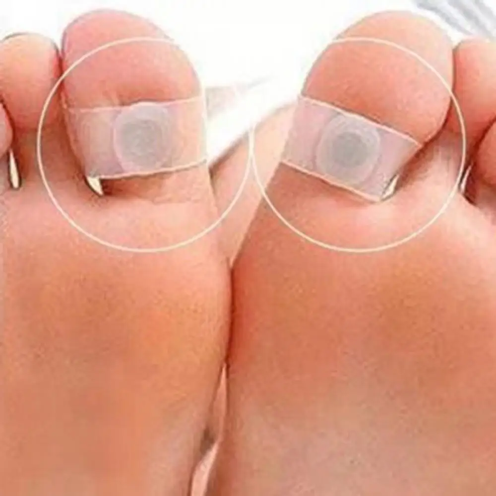 

2Pcs Silicone Magnetic Foot Massage Toe Ring Durable Keep Slimming Health Circle Foot Care Tool
