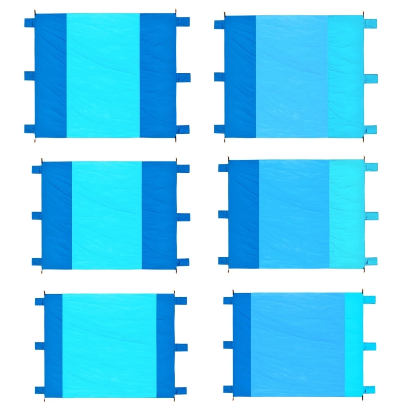 

Beach Blanket Waterproof Portable Camping Mat Sand Free Pocket Beach Picnic Mat