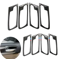 for bmw x5 x6 e70 e71 2009 2010 2011 2012 2013 4pcsset car carbon fiber door handle door bowl cover
