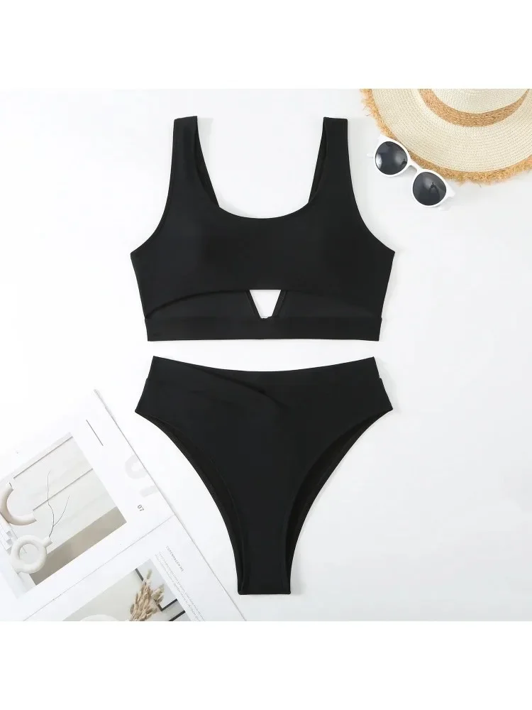 HIAVAVA женский купальник из двух предметов сексуальный белый бикини с высокой