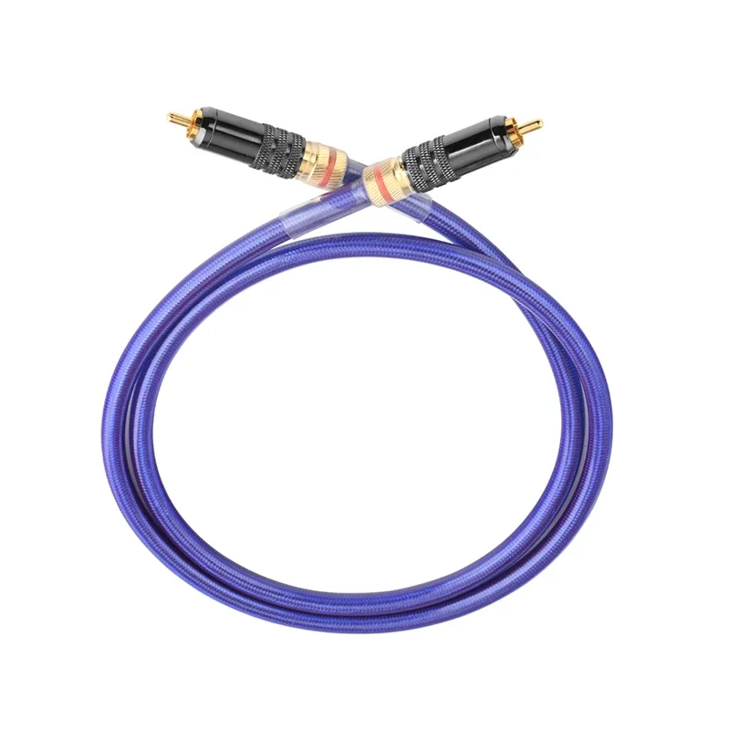 1 шт. HiFi аудио линия Van Den Hul RCA цифровой коаксиальный кабель 75 Ом IT65G посеребренный