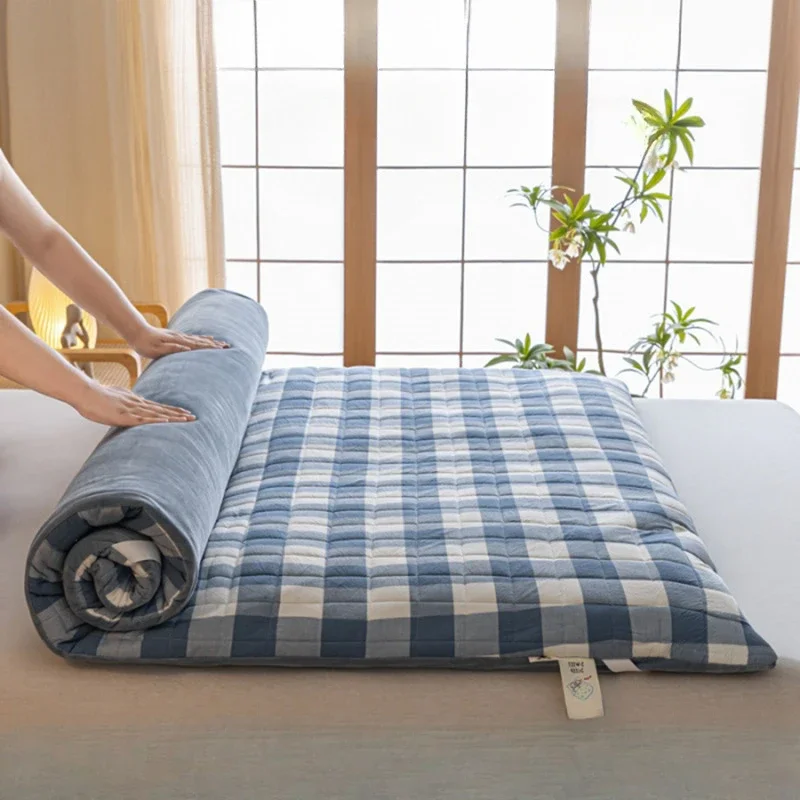 

Cotton Mattress Cover Tatami Floor Mattress Cushion Memory Foam Folding Viscoelastic Quilted Pad Beds and Bedroom Furniture