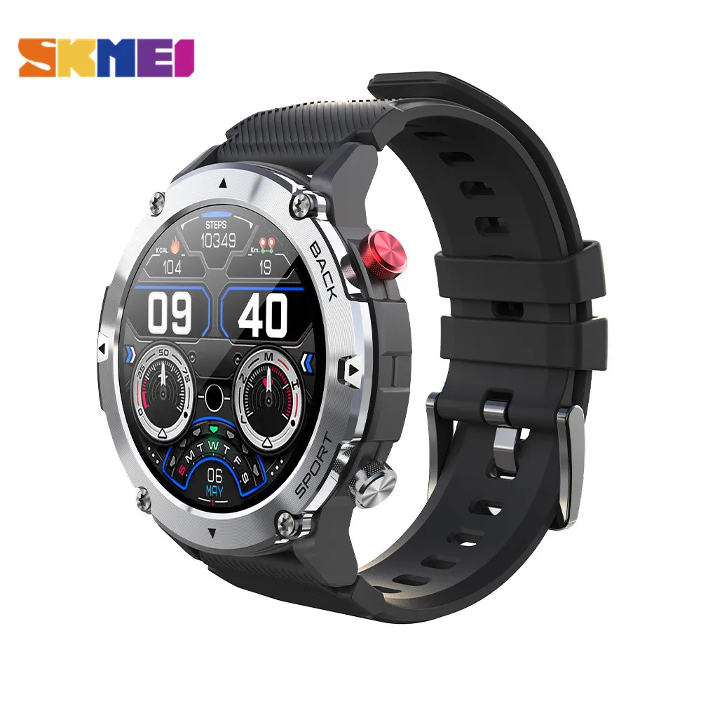 

5 PCS SKMEI 300mAh 1.32 inch Bluetooth Call Smartwatch Men 24H Health Management Sport Fitness Tracker Smart Watch