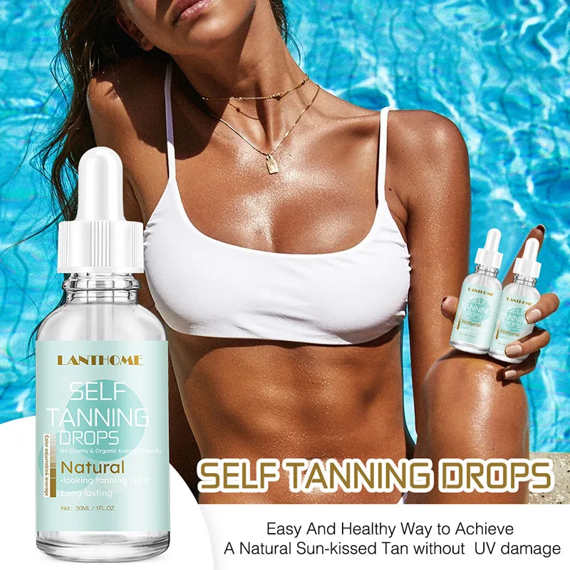 

30ml Self Tanning Drops Fast Body And Face Self Tanner For Darker Bronzer Skins Care Products
