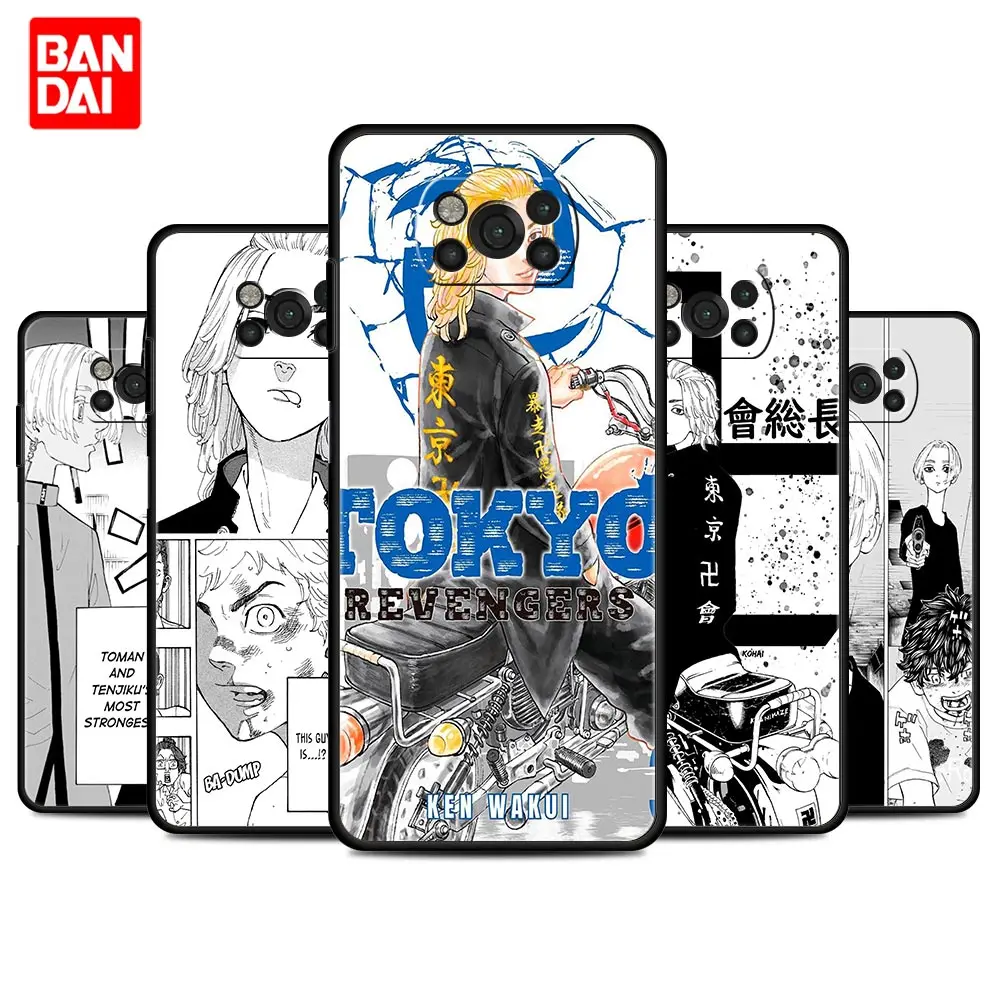 

Tokyo Revengers Japanese Case for Xiaomi Mi Poco X3 NFC Redmi Note 9s 9 9A 9C 8 10 11 9T 8T 10T Official Accessorie Shockproof
