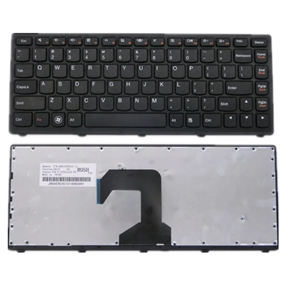 

New for Laptop Lenovo Ideapad S400 S300 S405 S415 US Keyboard with Black Frame
