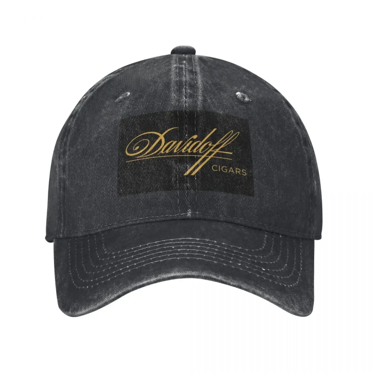 Фото Бейсболки Davidoff Cigar: модные джинсовые кепки с эффектом потертости, регулируемые спортивные кепки-каскетки для мужчин и женщин №1