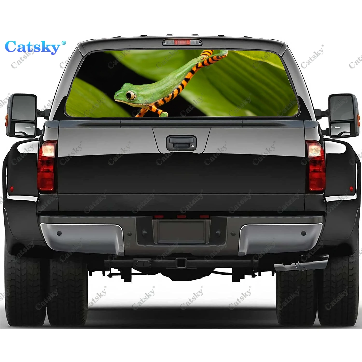 

Наклейки на заднее стекло автомобиля в виде лягушки