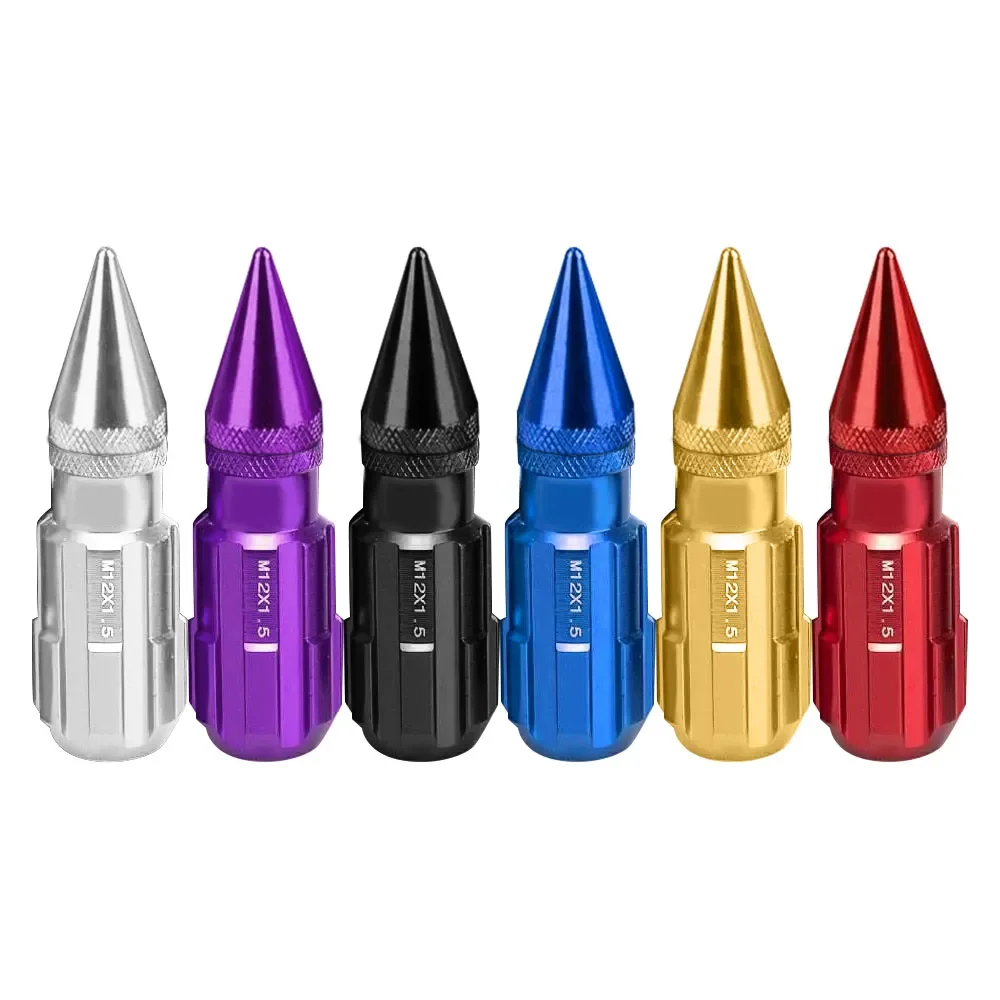 20 шт. гайка с проушиной гоночного колеса алюминиевые удлиненные гайки тюнера 79 мм