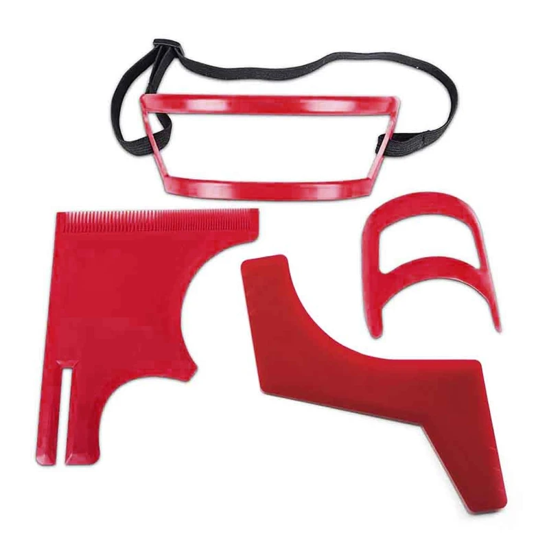 

Men's Beard Trim Comb Neck Hair Line Guide Shaping Styling Template