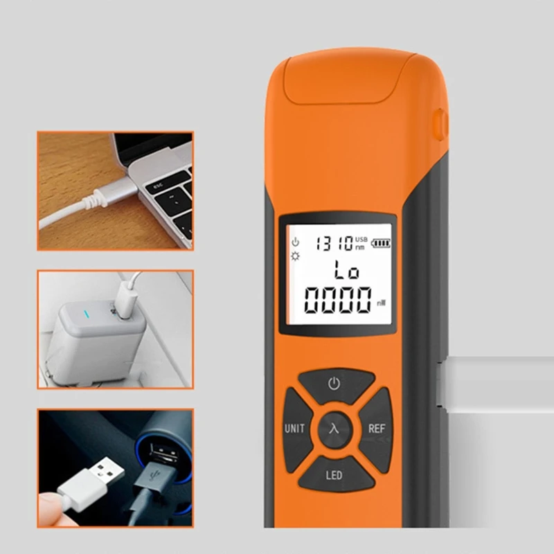 

Rechargeable Power Meter for FC ST Universal Fiber Cable Test
