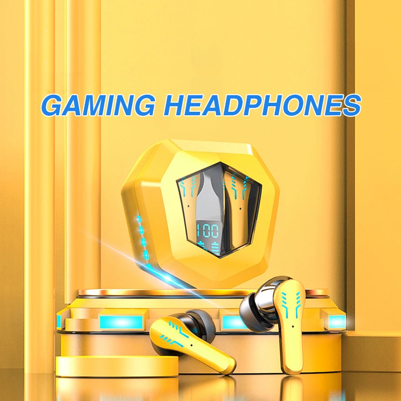 

N35 TWS Earbuds Bluetooth Earphones Wireless Headphones LowLatency With Microphone Sports Noise Reduction Gaming Headsets