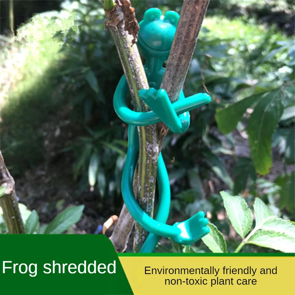 

Frog Plant Ties Garden Plant Auxiliary Plant Branch Correction Growth Direction Tie Reusable Wire Clips Vegetation Decoration