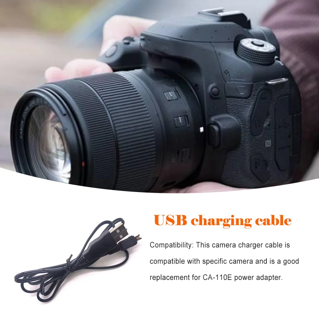 USB-кабель для зарядки камеры адаптер зарядного устройства шнур фотосъемки ремонт