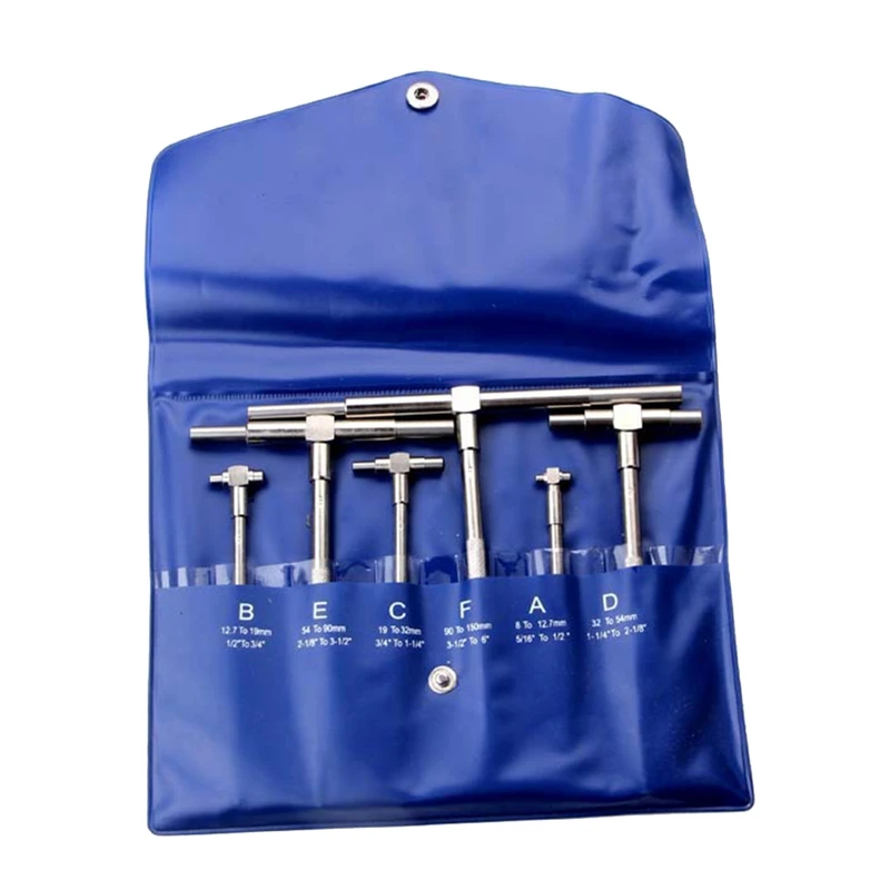 Набор телескопических датчиков 8-150 мм (5/16-6 дюймов) 6 шт. Внутренний Калибр для