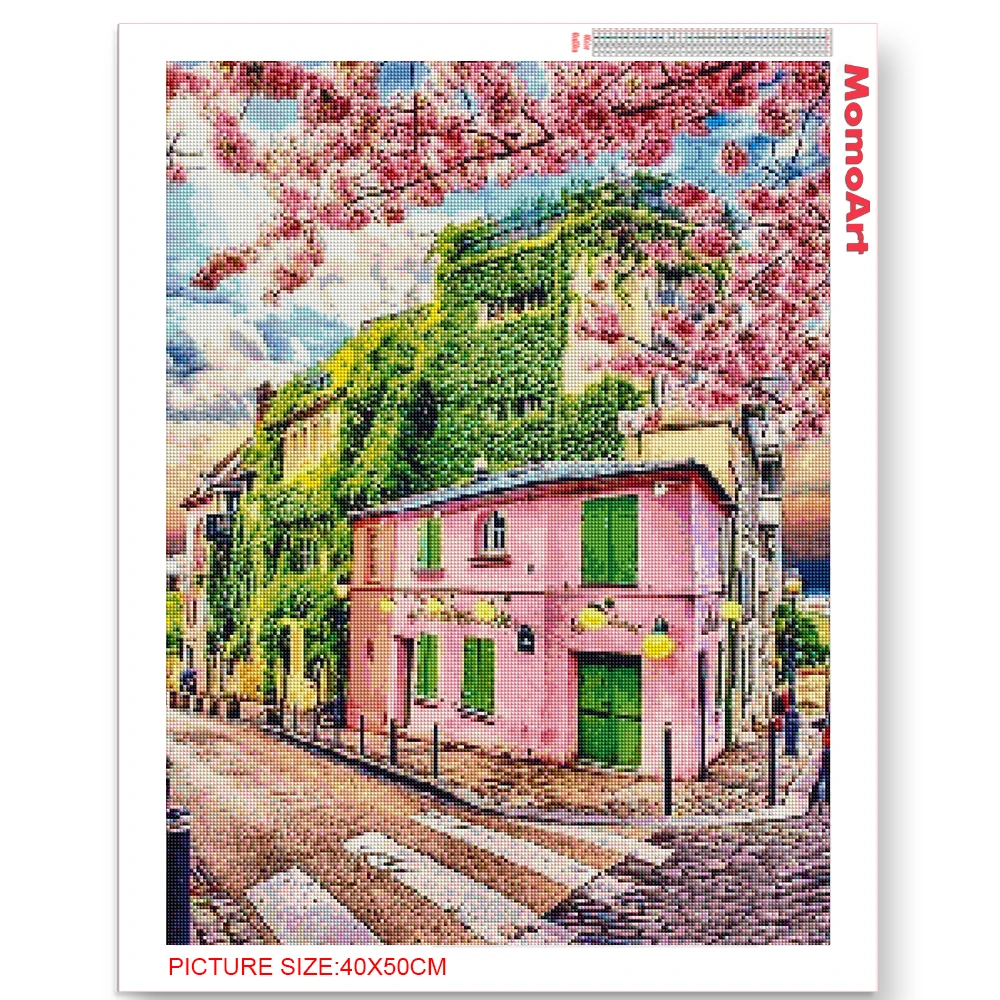 Momoart Полный Квадратный Комплект Алмазной Живописи Для Дома И Сада Пейзаж