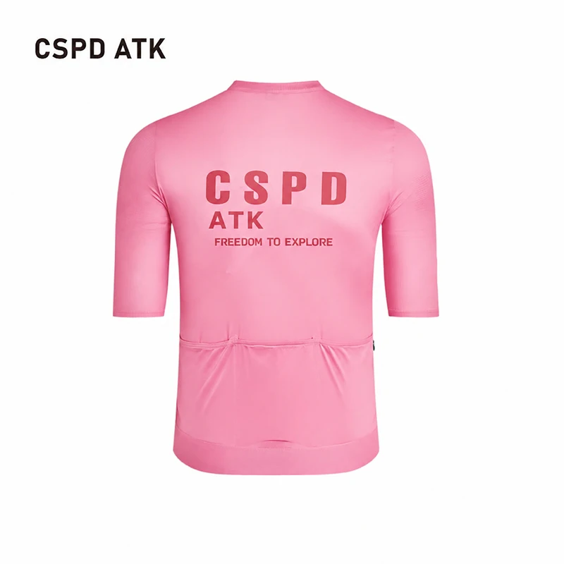 Фото Мужская аэродинамическая велосипедная одежда CSPD ATK, летняя ультратонкая велосипедная рубашка с защитой от солнца, профессиональная версия, велосипедный топ №5