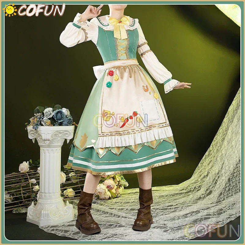 COFUN [Customized] Umamusume: Pretty Derby Rice Shower Farming Cup Cosplay Costume Lolita Dress Women Game Uniform Hallowen Clot